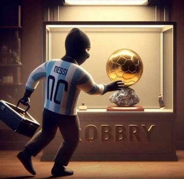 Los mejores memes del Balón de Oro 2023