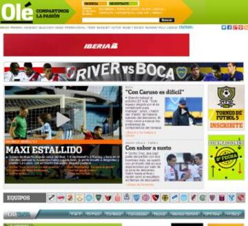 Portadas de la prensa extranjera