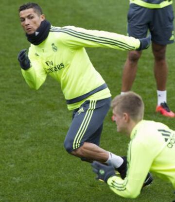 Cristiano Ronaldo y Toni Kroos.
