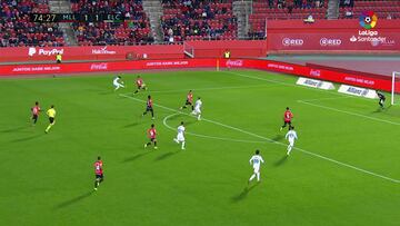 La asistencia a lo David Alaba de Mojica a Boye vs el Mallorca