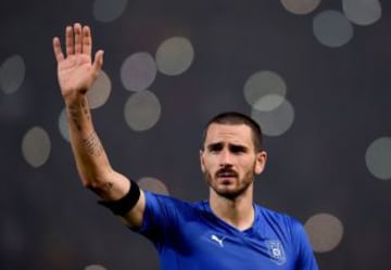 Leonardo Bonucci, zaguero de Italia y Juventus.