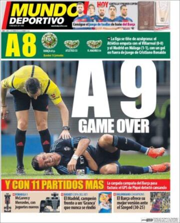 Portadas de la prensa mundial