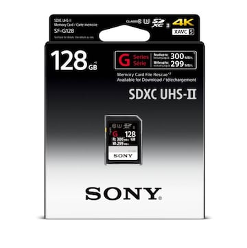 El modelo de mayor capacidad de las nuevas tarjetas SD de Sony: 128GB