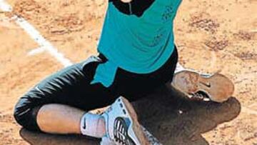 Rafa Nadal celebra su victoria en Roma