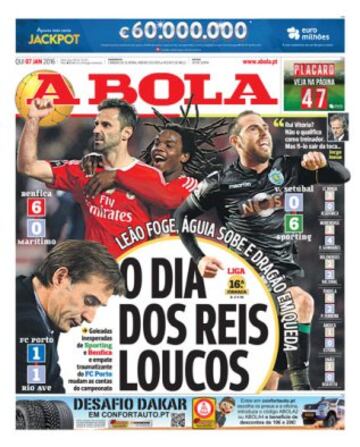 Portadas de la prensa mundial