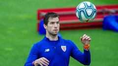 I&ntilde;igo Mart&iacute;nez se prepara en Lezama.