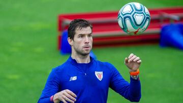 I&ntilde;igo Mart&iacute;nez se prepara en Lezama.