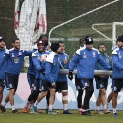 Toda la plantilla del Deportivo, citada para volver el lunes