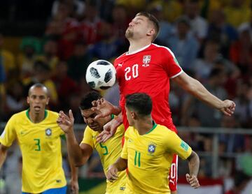 Casemiro, Coutinho y Sergej Milinkovic Savic.