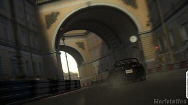Así luce la lluvia londinense en Project Gotham Racing 4