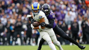 Los Angeles will be without their wide receiver at Wembley on Sunday. Rob Havenstein has also been ruled out.