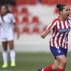 Charlyn mantiene al Atlético en el derbi ante el Madrid CFF
