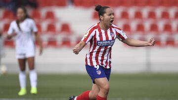 Charlyn mantiene al Atlético en el derbi ante el Madrid CFF