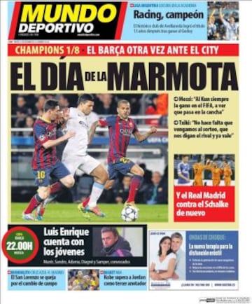 Portadas de la prensa deportiva