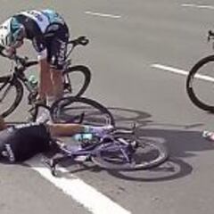 Boonen se fractura la cabeza