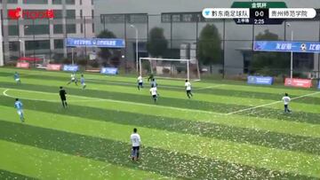 Jugada de gol del equipo de Vidaña