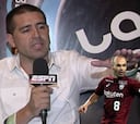 Riquelme deja en evidencia al fútbol argentino poniendo a Iniesta de ejemplo