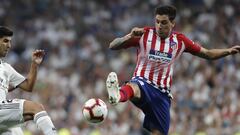 Gim&eacute;nez con el Atl&eacute;tico.