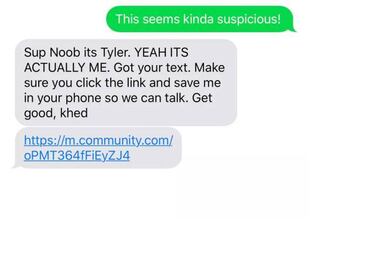 Ninja publica su número de teléfono, pero es una maniobra de marketing