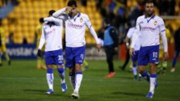 Óscar Plano descuelga al Zaragoza del ascenso