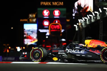 Max Verstappen durante el Gran Premio de Las Vegas de la Fórmula 1.