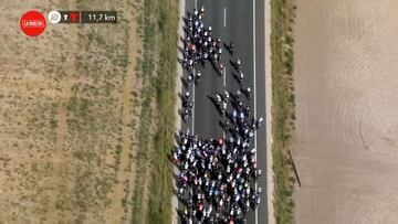 La ca¨ªda masiva a 12 km que le arrebat¨® el liderato a Taaram?e