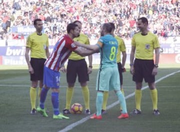 Atlético de Madrid-Barcelona en imágenes