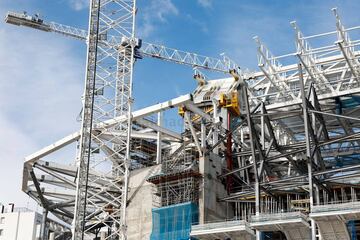 Novedades de las obras del Santiago Bernabéu