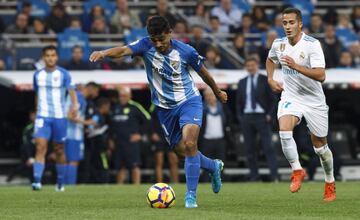 Chory Castro strikes on goal as Málaga peg Real Madrid back for a second time.