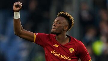 How fast was Tammy Abraham's goal for Roma against Lazio?