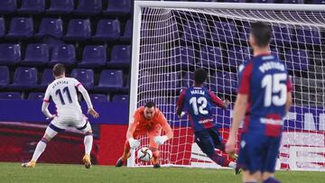 26/01/2021. Octavos de final de la Copa del Rey entre el Real Valladolid y el Levante U.D.
 	