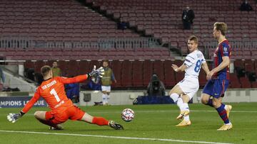 Barcelona recorded a narrow win over Dynamo Kyiv at the Camp Nou in Group G of the 2020/21 UEFA Champions League today, Wednesday 4 November 2020.