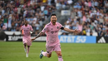 Messi marca el gol más lejano de su carrera con Inter Miami en la Leagues Cup