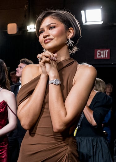 Zendaya durante la 98.ª edición de los premios Oscar 2026 celebrados en el Dolby Theatre.