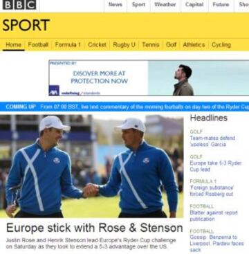 Portadas de la prensa extranjera