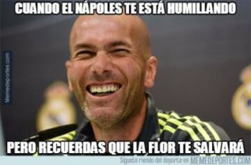 Los memes más divertidos del Nápoles vs Real Madrid