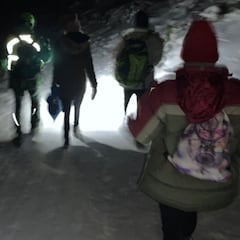 Rescatan a cinco jóvenes en Navacerrada a 2.000 metros en zapatillas y vaqueros