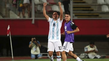 El futbolista de Talleres anot&oacute; un gol soberbio que le permite a su selecci&oacute;n depender de s&iacute; misma para acceder al Hexagonal en la &uacute;ltima jornada.