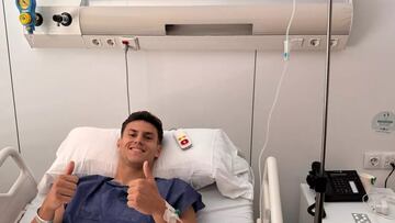 El centrocampista del Mallorca, Llabrés, operado en Barcelona.