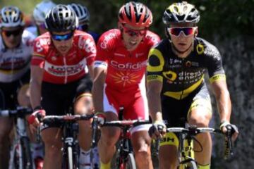 Bryan Coquard y Thomas De Gendt y Andre Greipel.