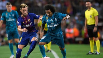 El Madrid estrenó la tercera equipación en el Camp Nou