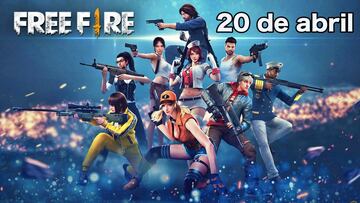 Códigos Free Fire de hoy 20 de abril de 2021; todas las recompensas gratis