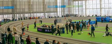 La atleta chilena que brilla en el circuito indoor de EE.UU.