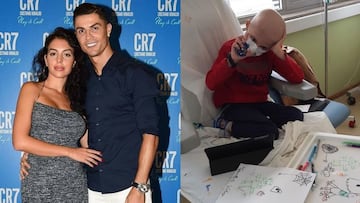 Tomás, el niño enfermo al que Cristiano y Georgina han tendido la mano