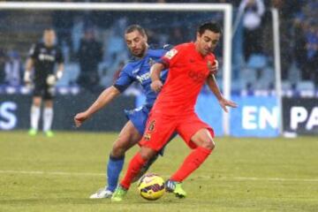Xavi Hernández con Lacen.