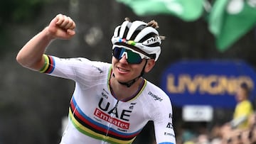 El esloveno Tadej Pogacar en Lombardia.