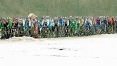 Valverde pasa el primer corte y Tom Boonen gana la etapa