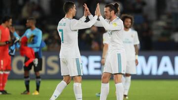 Cristiano y Bale con el Real Madrid