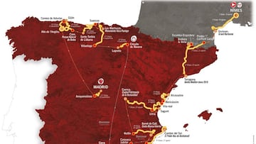 Consulta aquí el mapa y todas las etapas de la Vuelta 2017