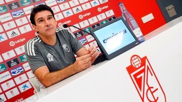 Aitor Karanka durante una rueda de prensa.